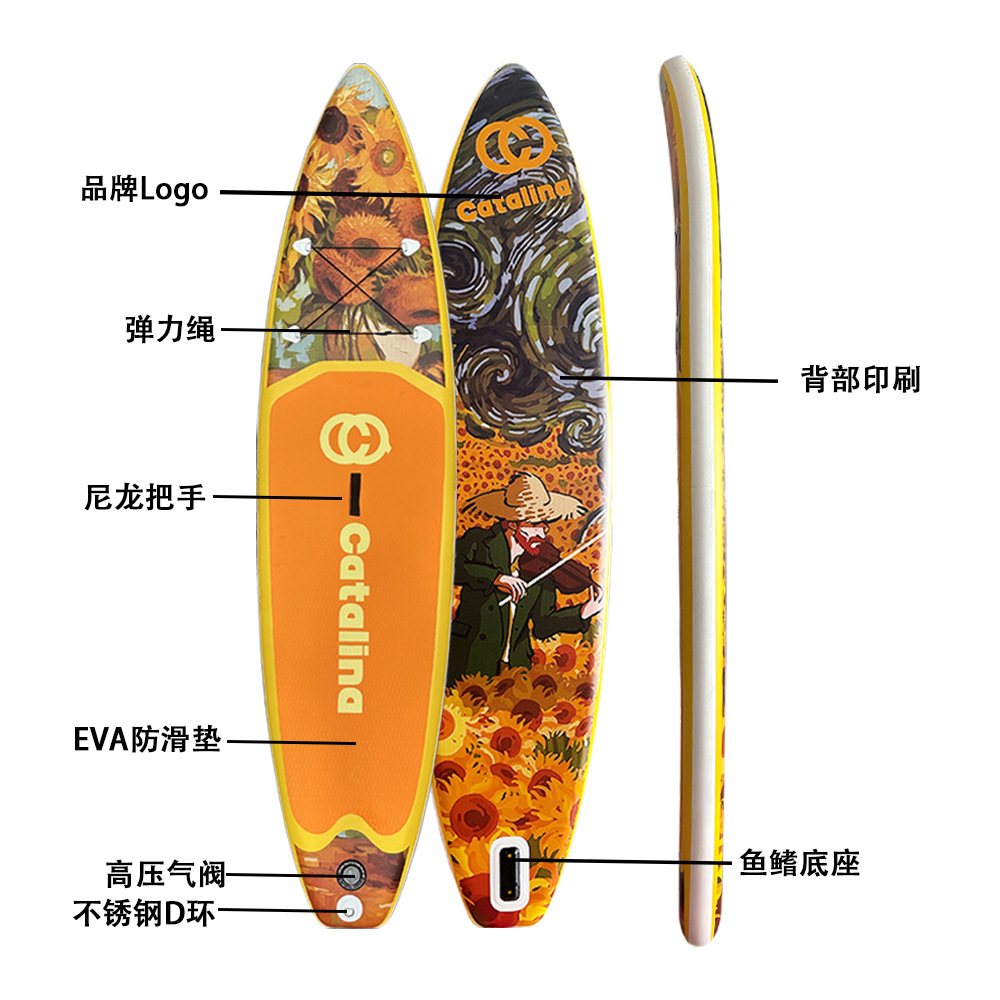 Cross-Border Selection of Sup Inflatable Paddleboards, Portable Paddleboards, Water Stand-Up Paddleboards, Hot-Melt Yoga Fishing Boards