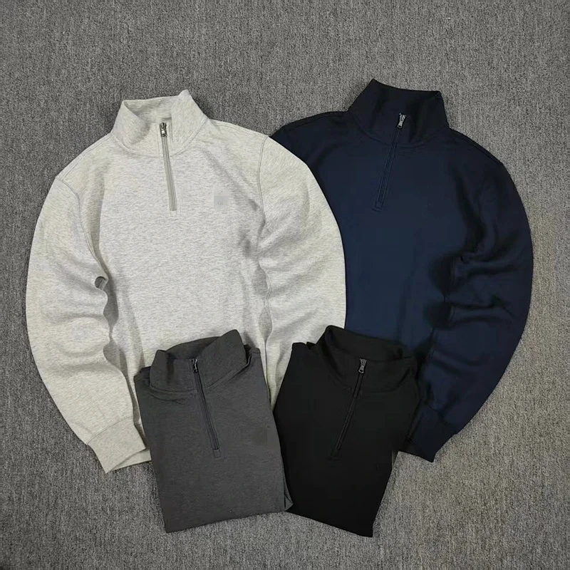 Men's Half-Zip Pullover Hoodie Men's Half Zip Pullover Sweater C QC-foto van WEIDIAN op Qualit.ly