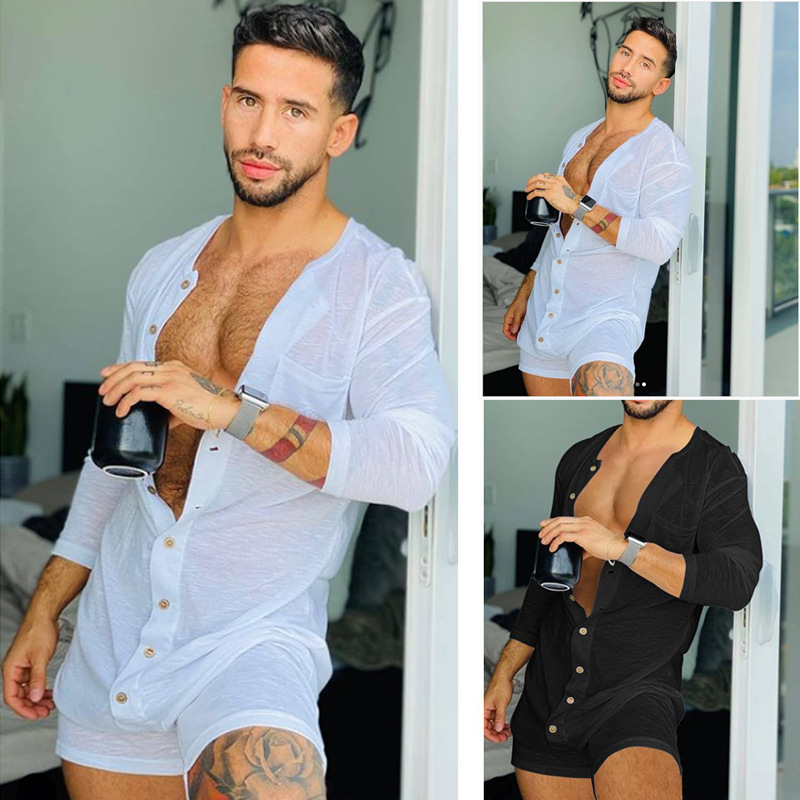 2026 Solid Color Tight-Fitting Jumpsuit Cross-Border European and American New Style Loungewear Independent Site Ebay Long-Sleeve Sexy Jumpsuit