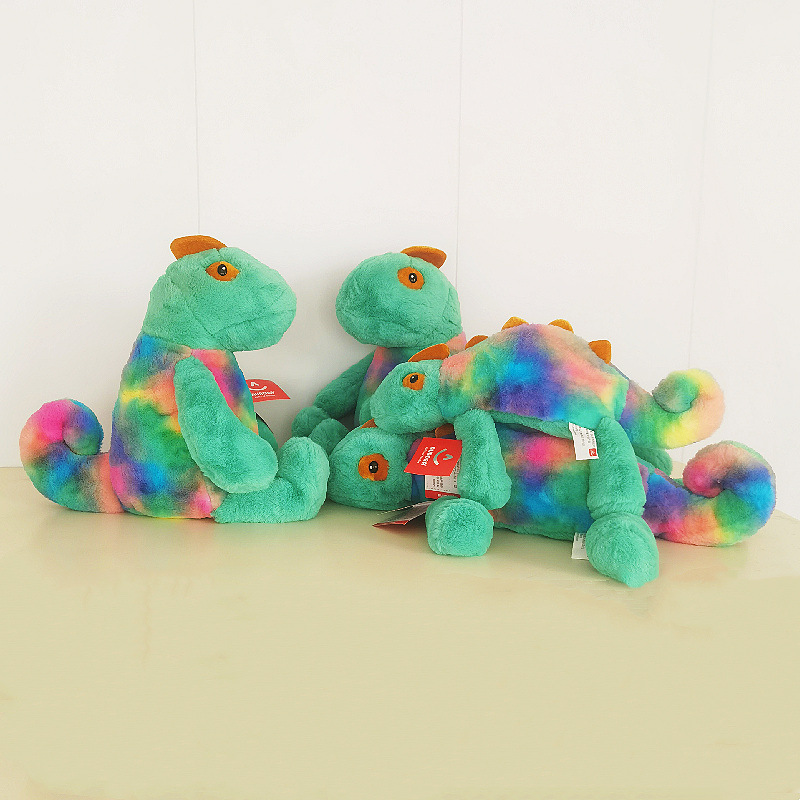 Aurora Chameleon Plush Toy Simulation Lizard Doll Cartoon Doll Pillow Car Doll Cross Border