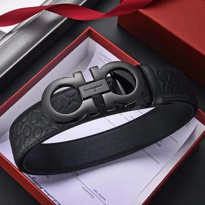 Salvatore Ferragamo Gancini Buckle Leather Belt
