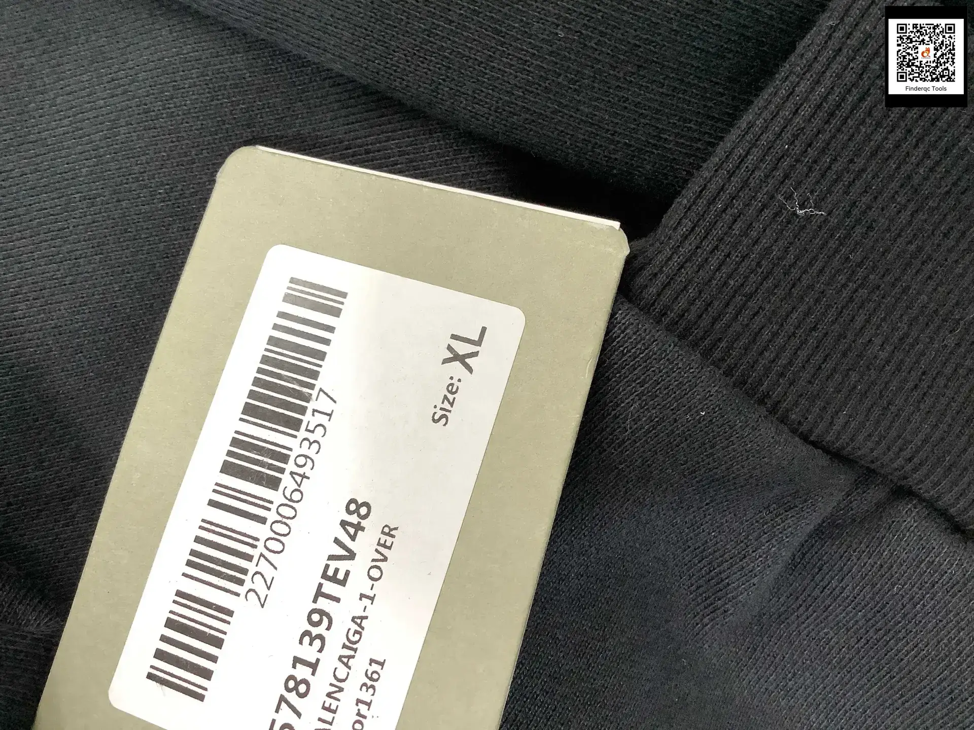 Balenciaga Tape Letter Printing Hoodie