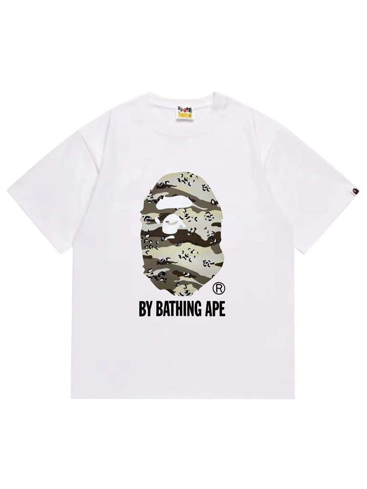 Cross-border foreign trade wholesale tide brand BAPE shark ape head crew neck short sleeve a generation of summer T-shirt jacket 2