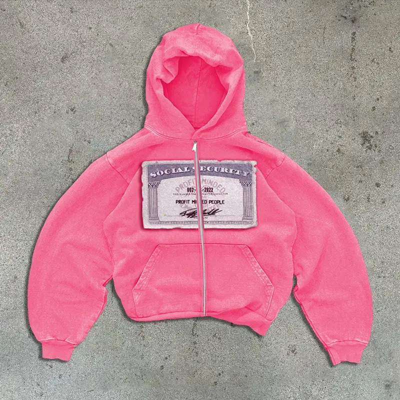 25 Spring and Autumn European and American Version Men's and Women's Cute Hoodies Teenagers Oversized Sweatshirts Casual Clothes Zipper Jacket