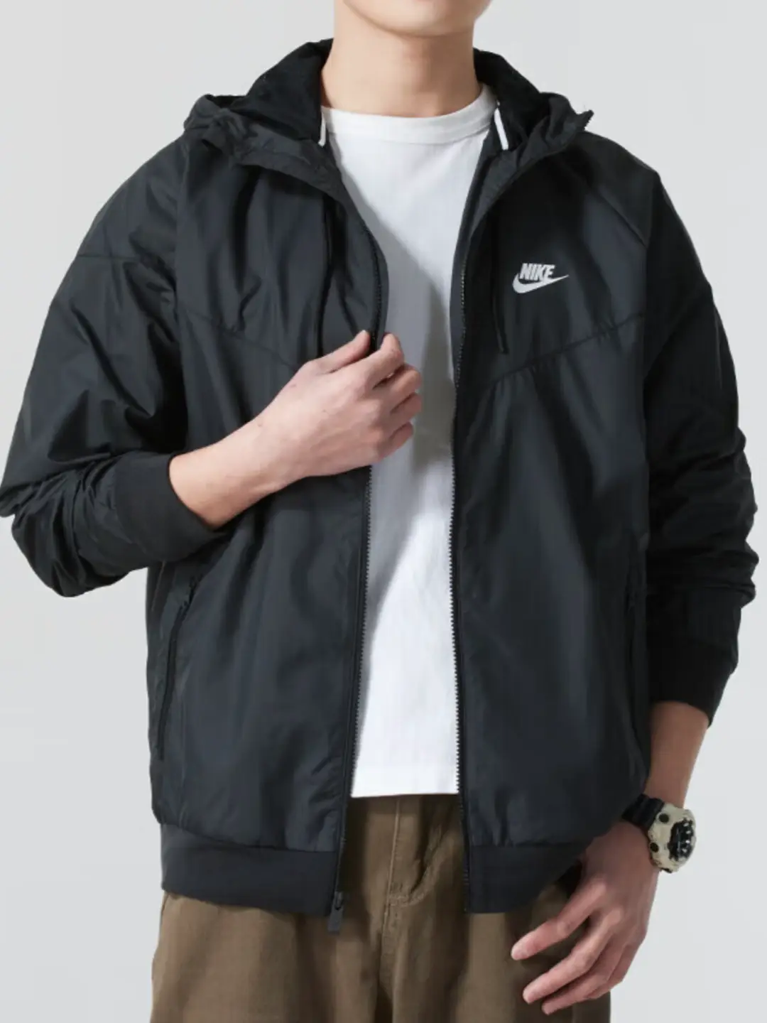 2025 Spring New arrival Woven jacket Nike Genuine Windbreaker Outwear Running Training Sportswear Tops