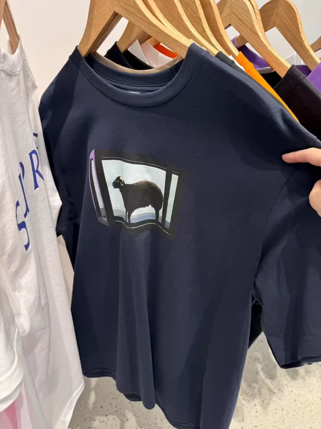 黑羊T恤 SS25DAMIEN HIRST 联名款 BLACK SHEEP TEE 黑色绵羊短袖