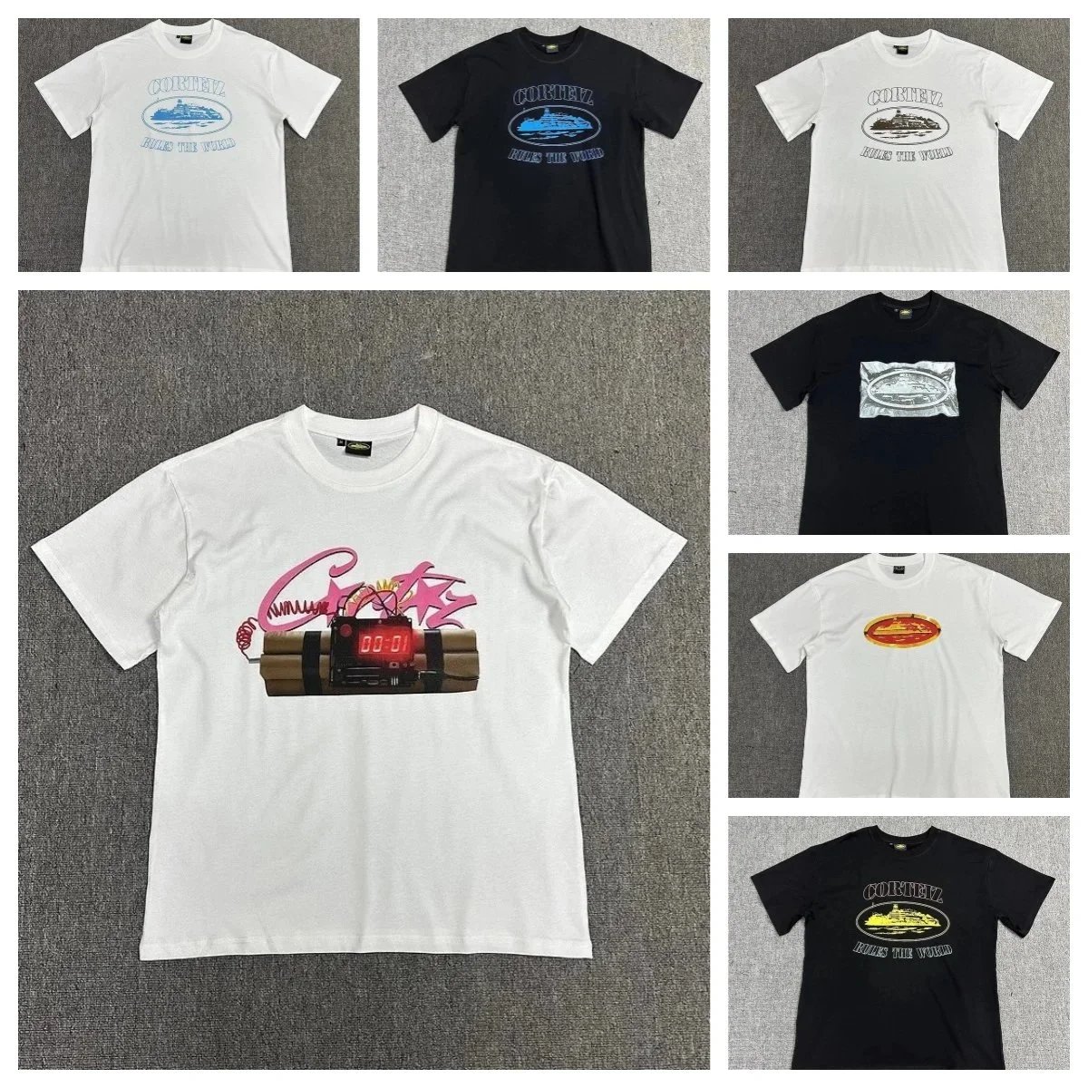 Factory self fashion short sleeve-001-old-DZBG