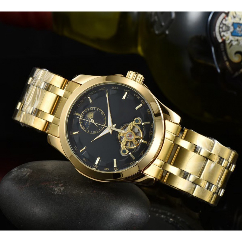 Foreign trade goods cross-border platform men's leisure 6-pin tourbillon automatic mechanical steel band watch wholesale manufacturers