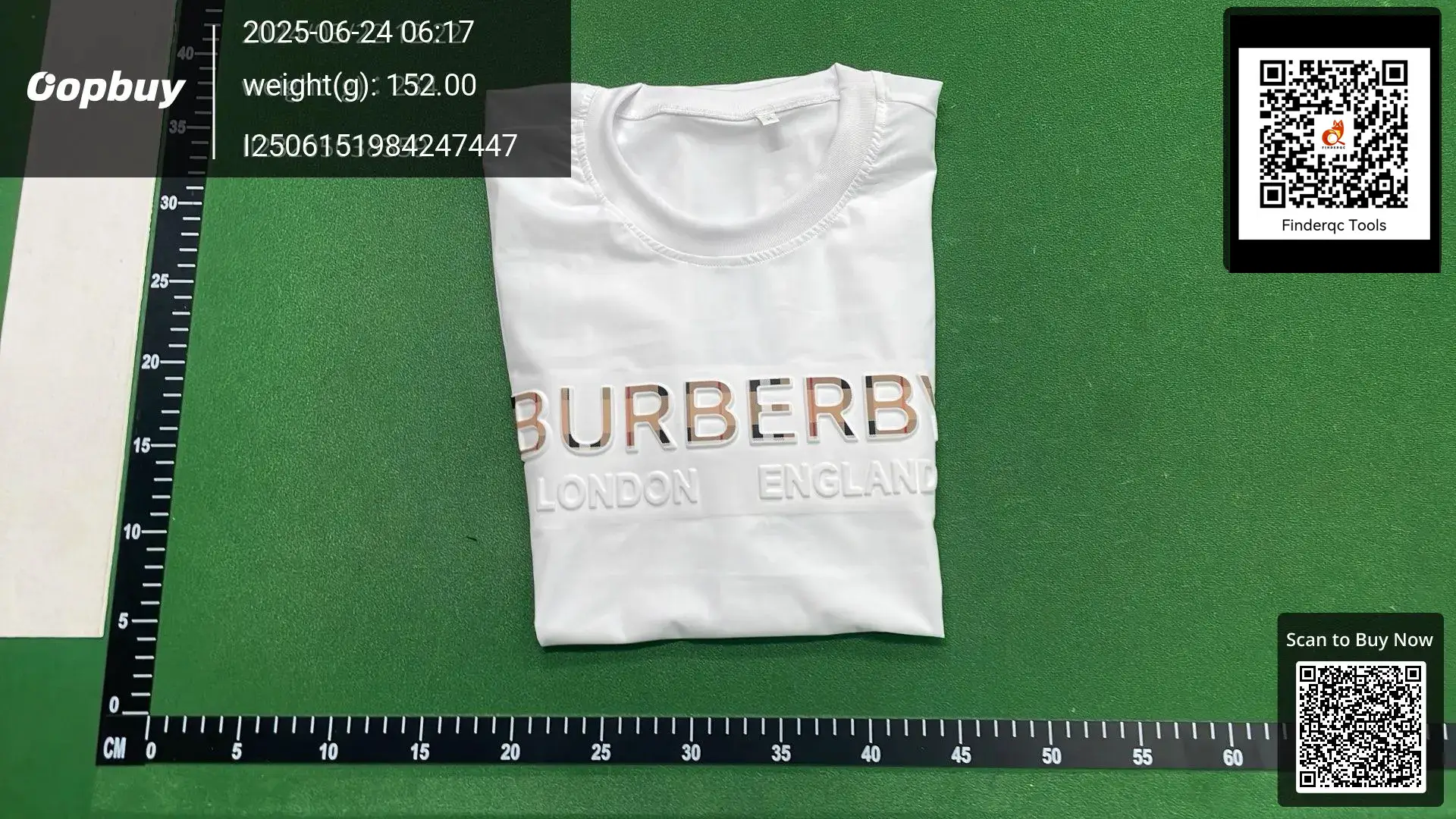 Burberry London England T-Shirt White