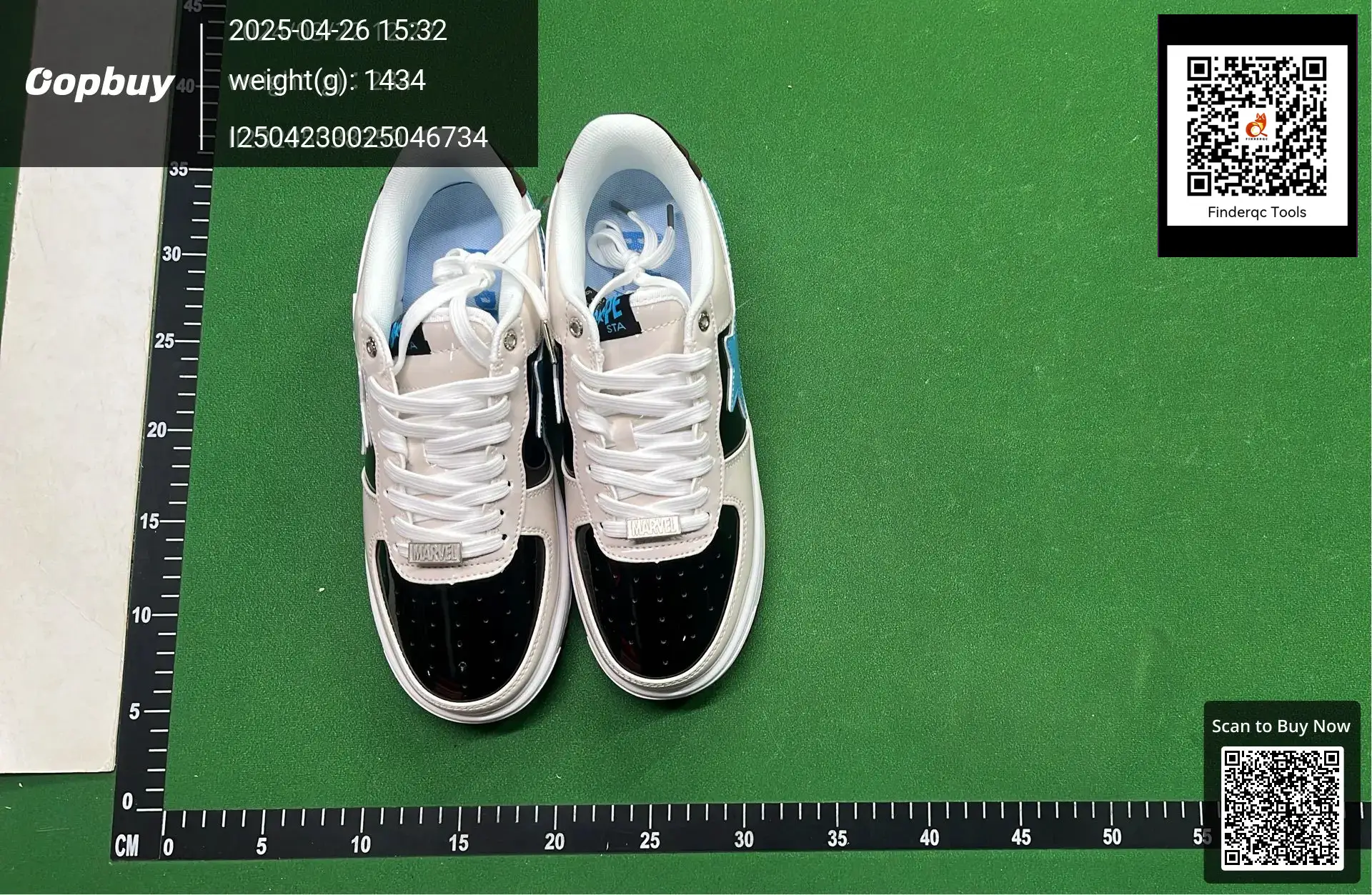 Marvel x Nike Air Force 1 Low White Black