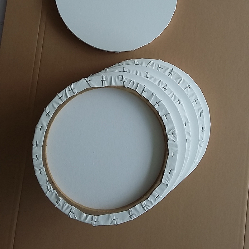Factory Wholesale Propylene Canvas Round Oil Painting Frame Diameter 2530 Cotton Oil Painting Canvas Shaped Round Canvas Frame