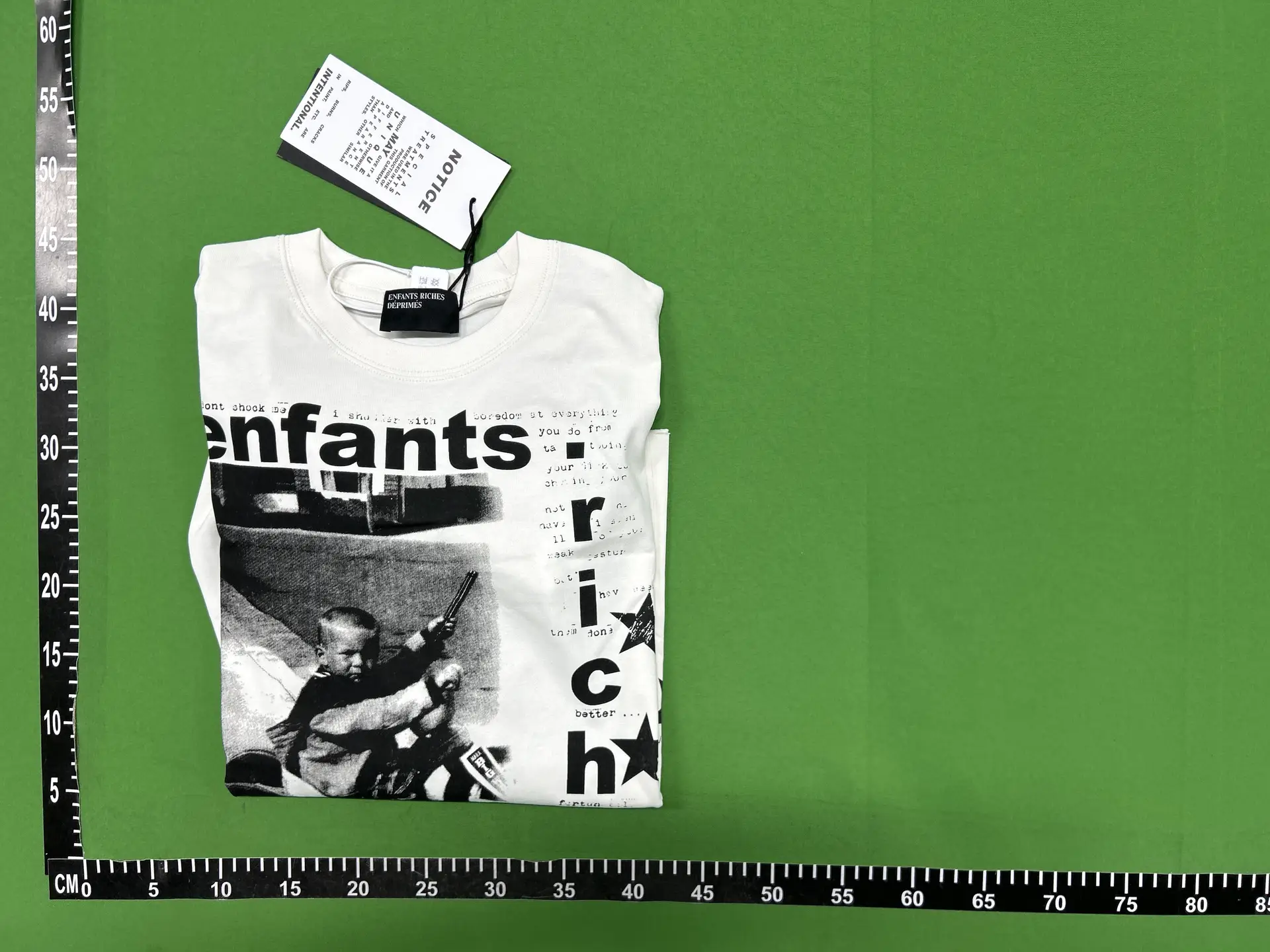Enfants Riches Déprimés Portrait Letter Print Cotton Long-Sleeve T-Shirt