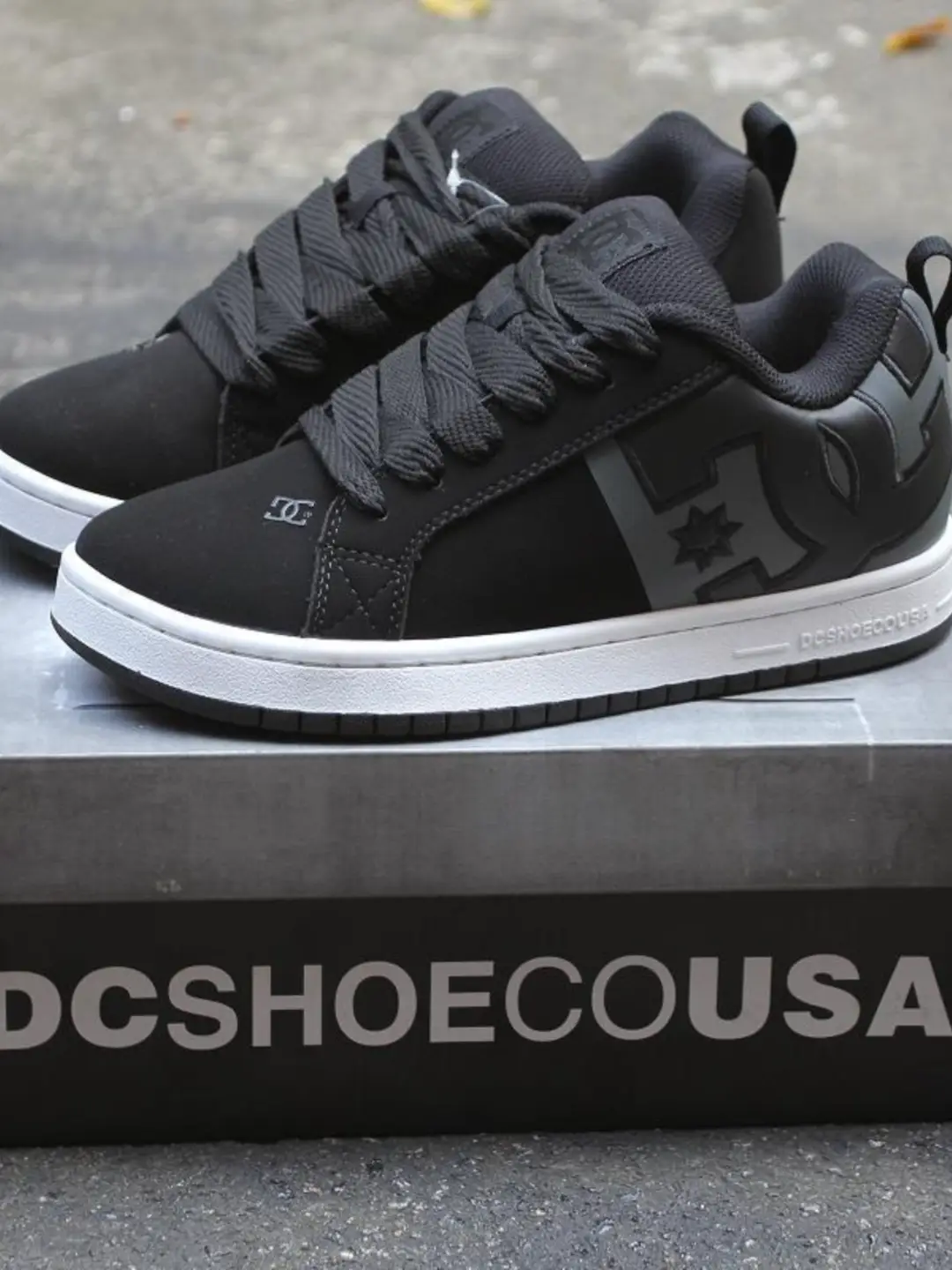 Street Style Retro Loafers Dc Skateboard Shoes Casual Sports Comfortable Low-Top Shoes Men's Fallen Thick Sole Loafers
