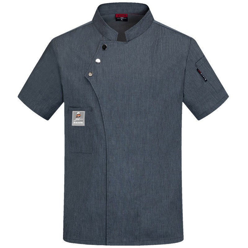 Chef Uniform Long-Sleeved Autumn and Winter Clothing for Men and Women Hotel Canteen Work Clothes Cake Baker Kitchen Work Clothes Uniforms