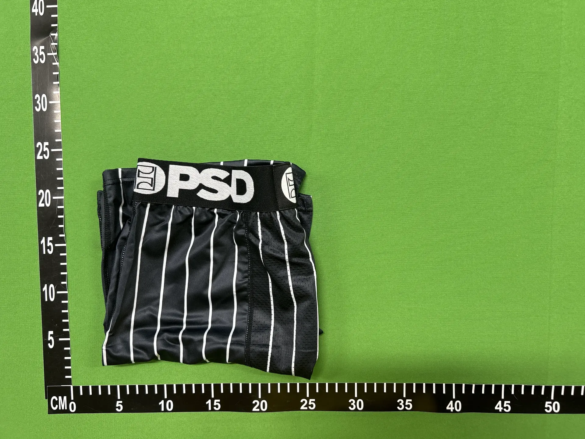 PSD Black White Pinstripe Boxer Briefs