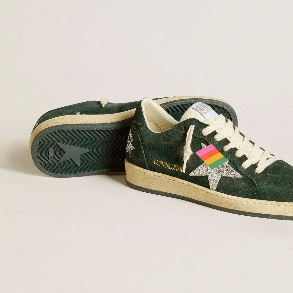 Ball Star Series 2025 Spring and Summer New Vintage Cow Velvet Handmade Old Small Dirty Shoes Men's and Women's Casual Board Shoes