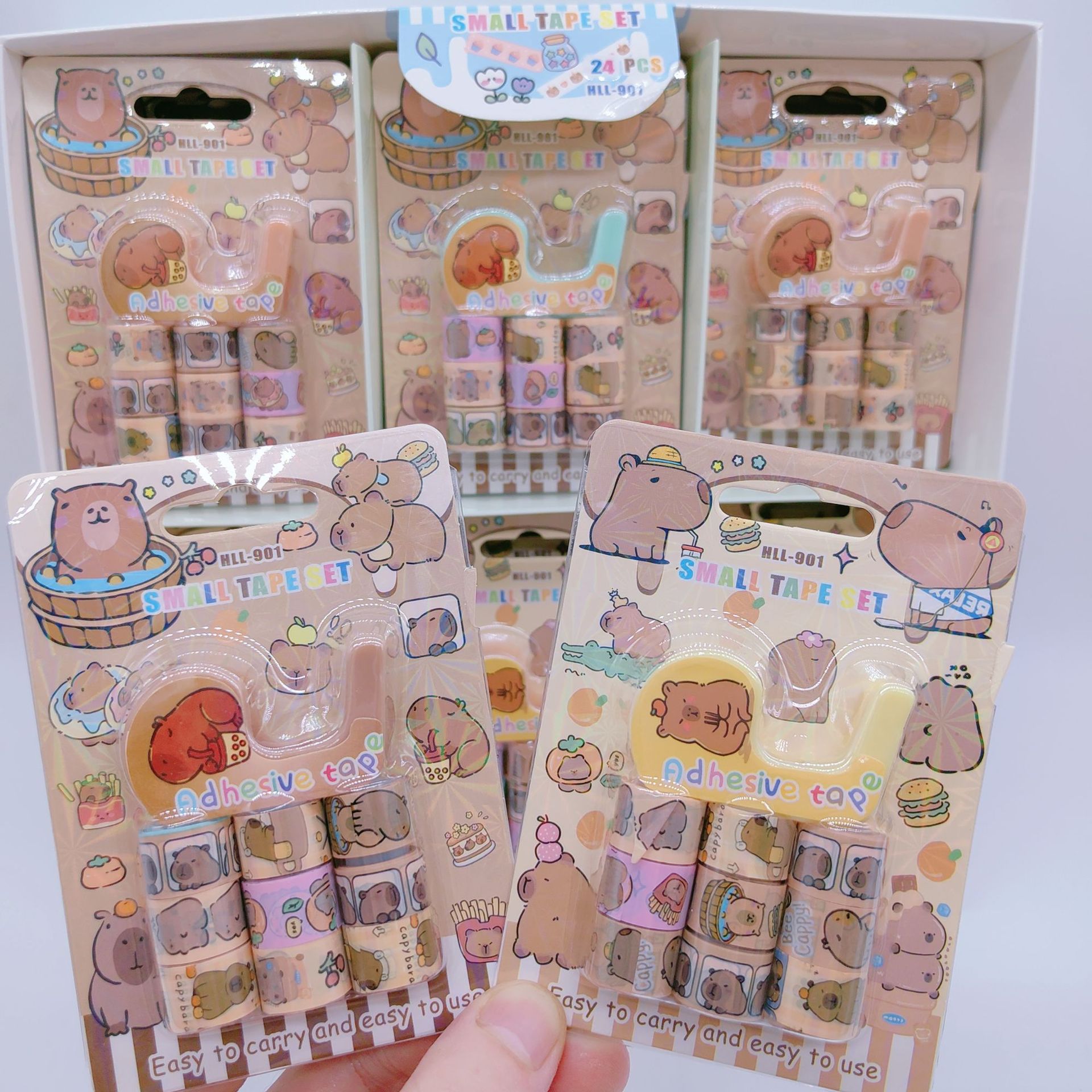 New Capibala Capybara 9 into the mini tape diy tape holder hand account stickers suit wholesale student hand account