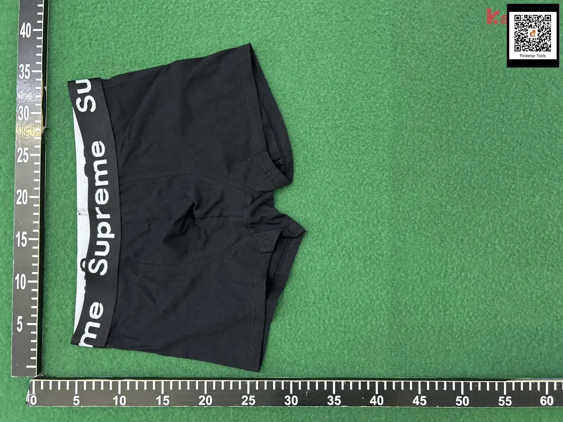 Supreme Men's Cotton Boxer Underwear Black