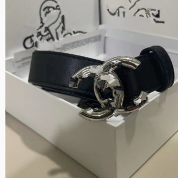 Classic Women's CC Belt Casual Versatile Women's Thin Belt Fashionable Stylish with Pants Skirt Trouser Belt in Stock Foto QC de 1688 na Qualit.ly