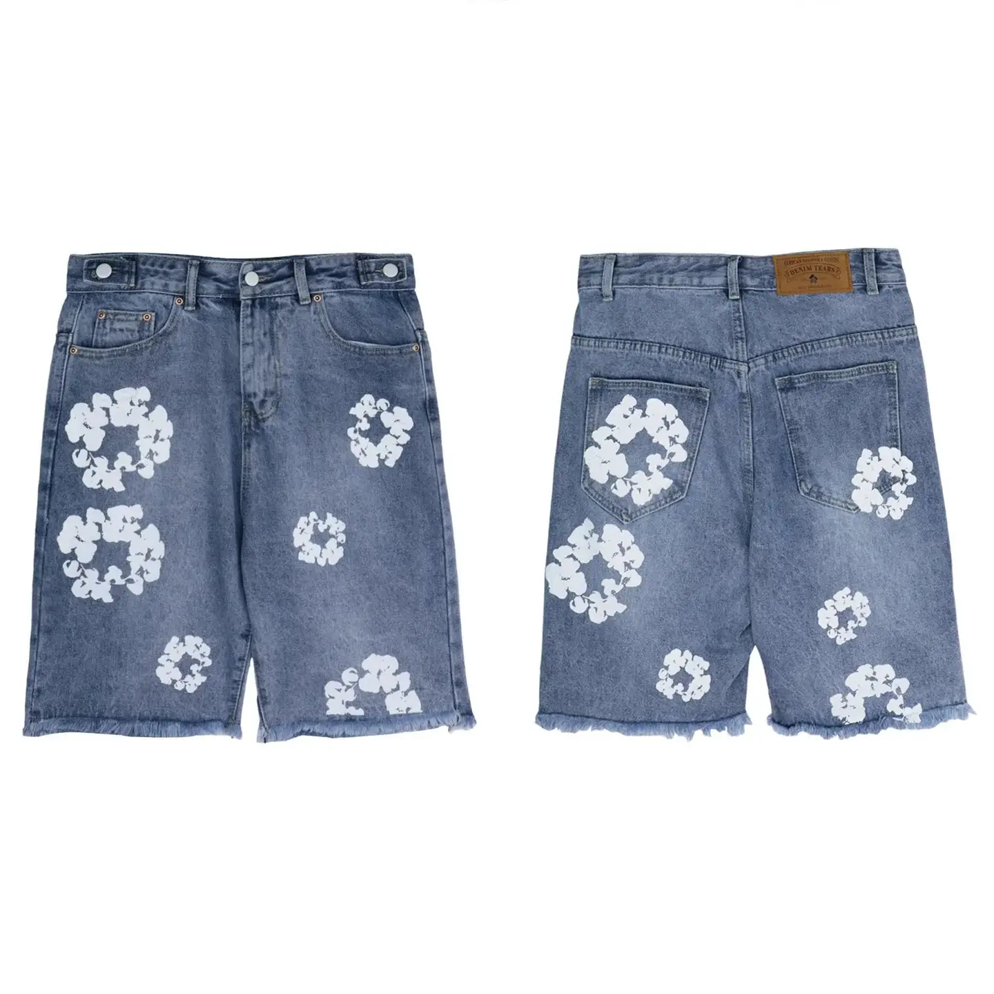 棉 花 牛仔短袖外套裤子For more styles, contact WhatsApp +85244126288