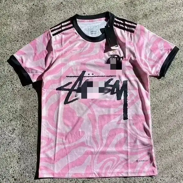 Adidas Stussy Pink Zebra Print Jersey