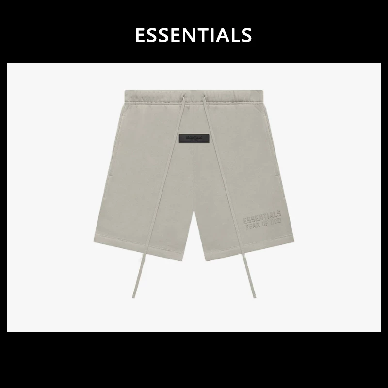 Ningbo Original Factory】Fog Kimi Essentials Shorts High Street Fashion Sports Five-Point Shorts for Men and Women
