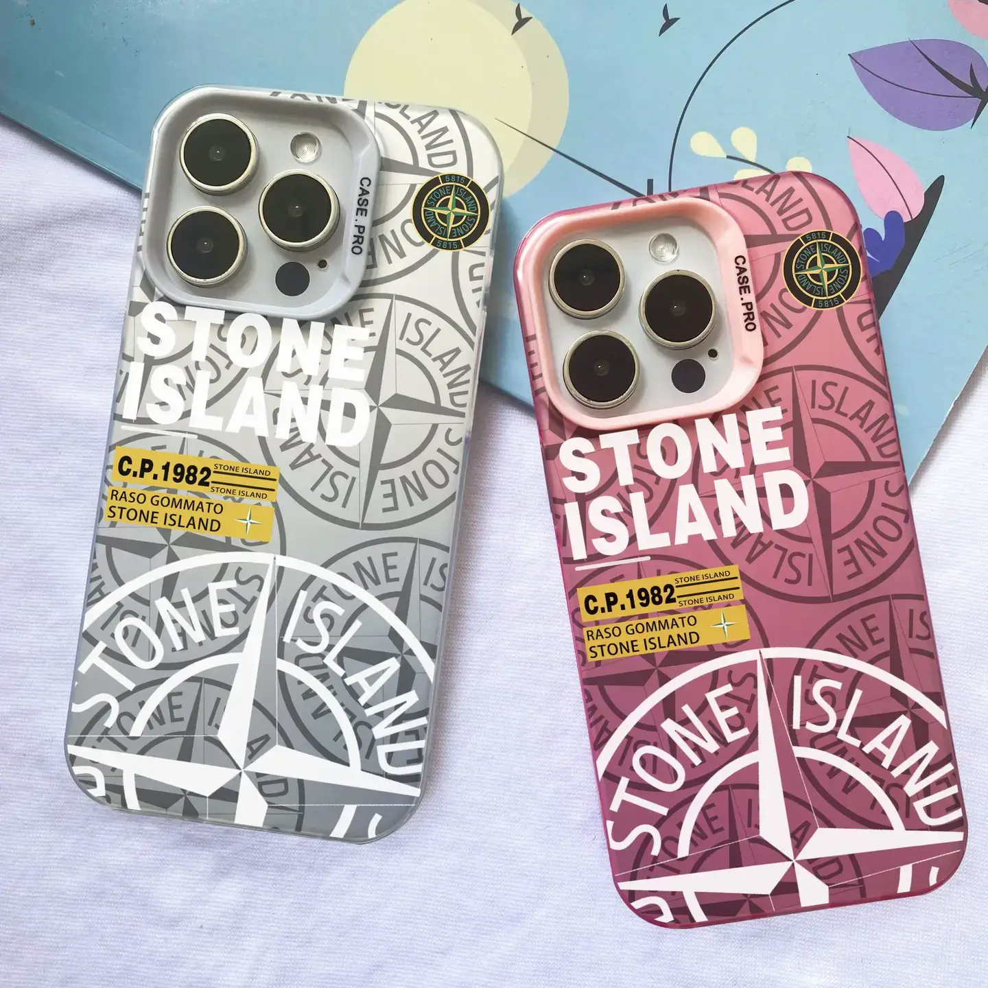 Cross-Border Popular Trendy Brand Iphone17Pro Mobile Phone Case 16/15/14/13 Laser 12 Apple 11Xsm78 Trendy P