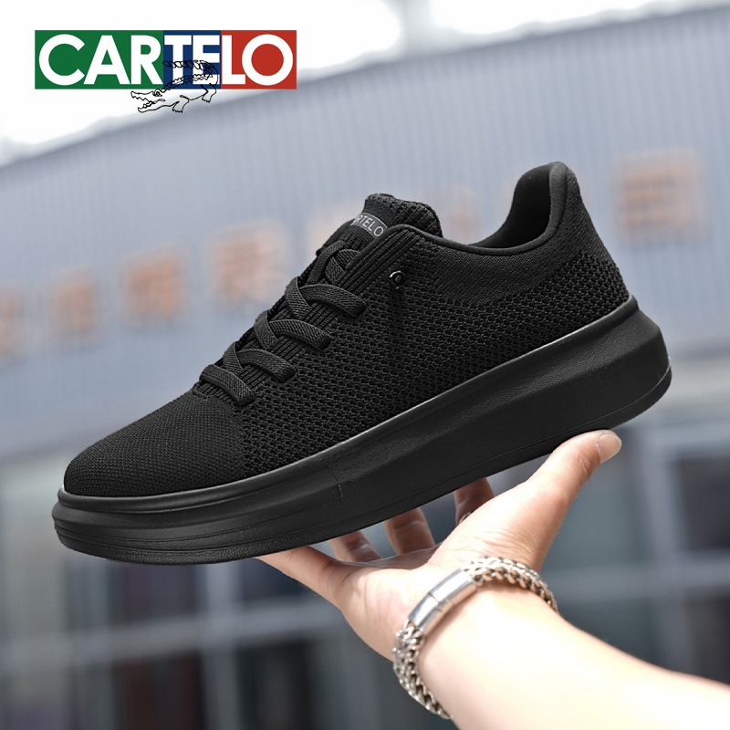 Cardile Crocodile Men's Shoes Summer Breathable Mesh Casual Sneakers Men's Sports Shoes Lightweight Soft Sole White Shoes for Men