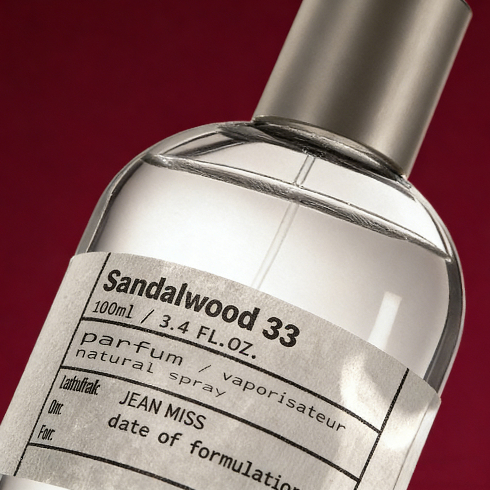 Xiaocheng Yixiang Laboratory No. 33 Sandalwood Women's Perfume Long-Lasting Fragrance Cross-Border Hot Selling Men's Perfume Wholesale