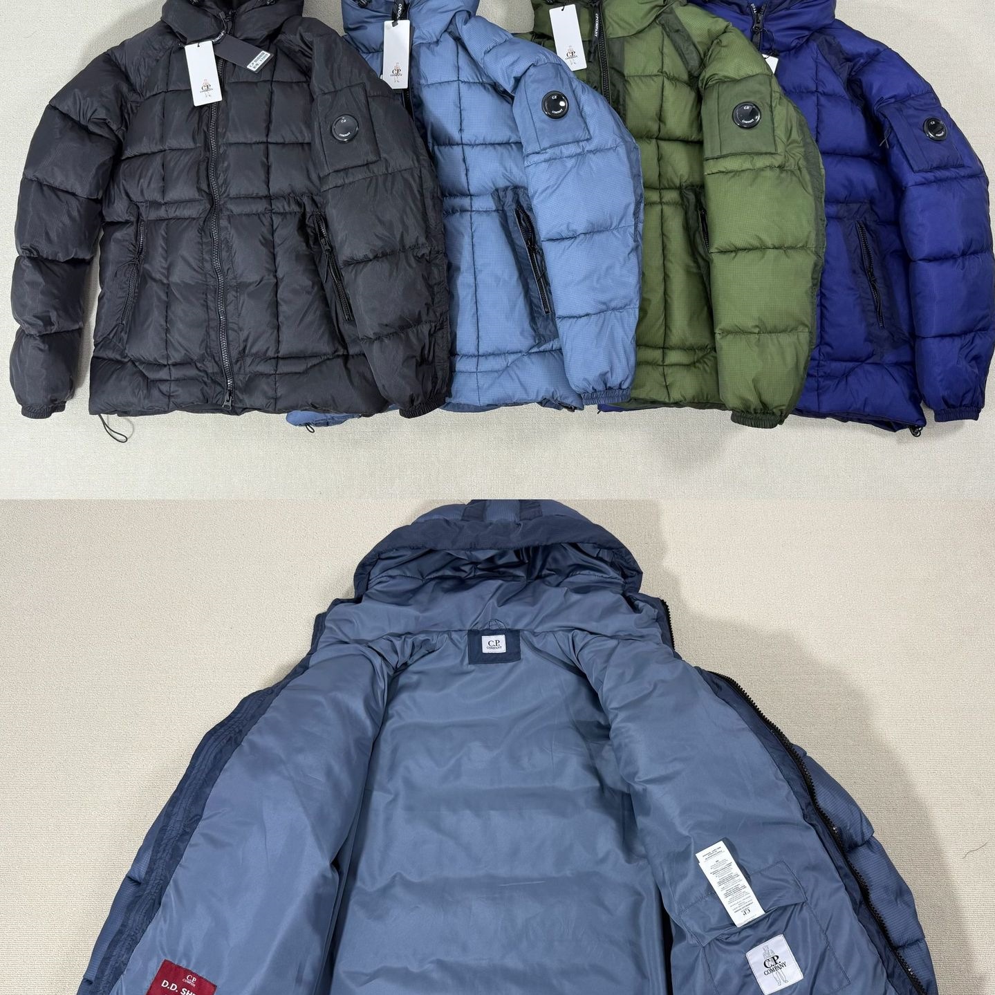 Cross-Border Cp Cotton Jacket Company Autumn and Winter Thickened Warm Hooded Top Trendy Brand Ins Outdoor