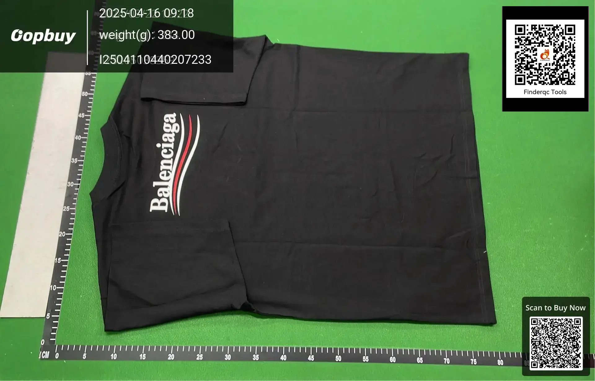 Balenciaga Black Logo Short-Sleeved T-Shirt