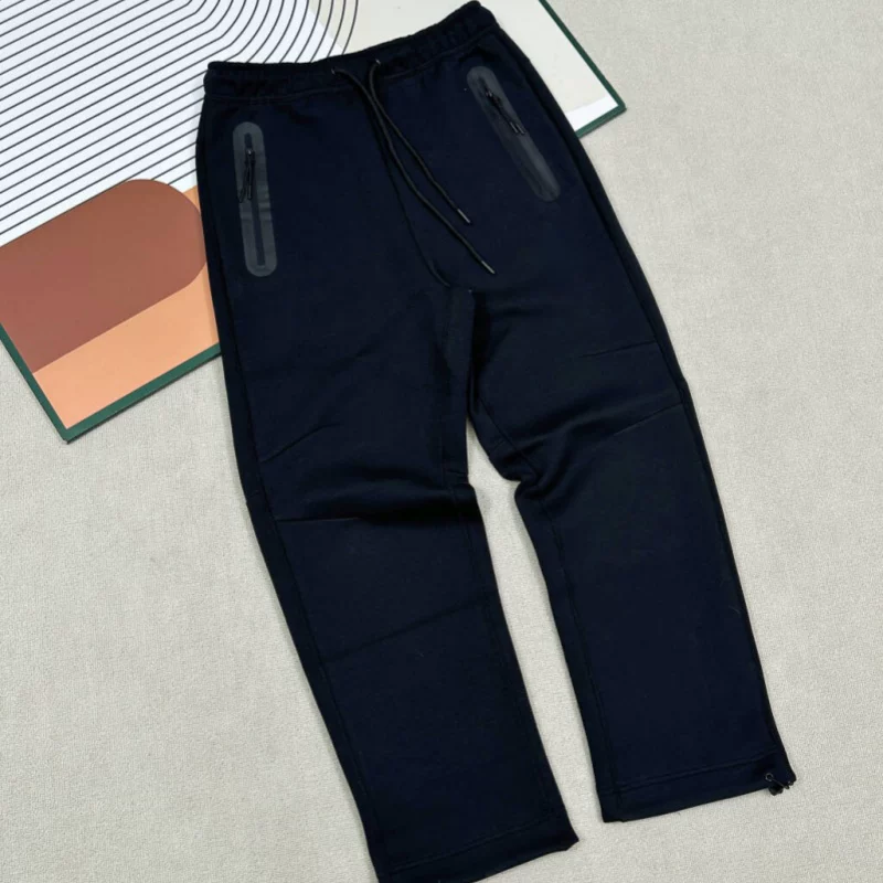 26SS new knitted casual sports sweatshirt long pants straight leg pants loose elastic loose mouth pants sports casual pants