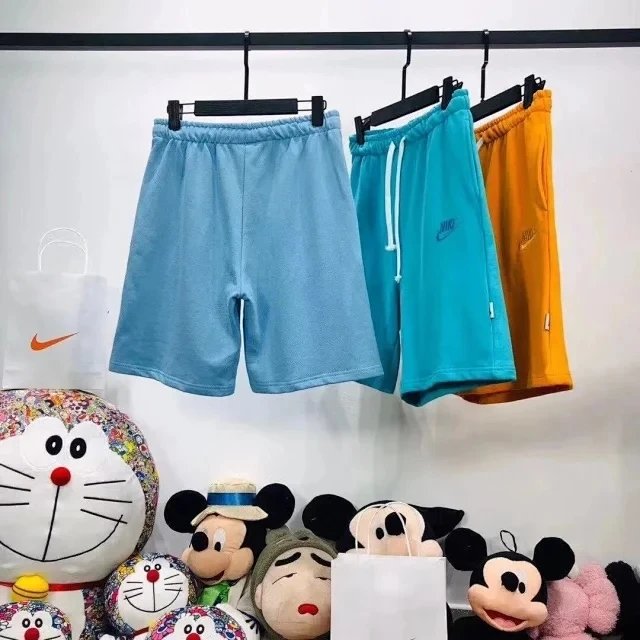 耐克 NIKE 情侣款纯色糖果色 夏季毛圈短裤 49元