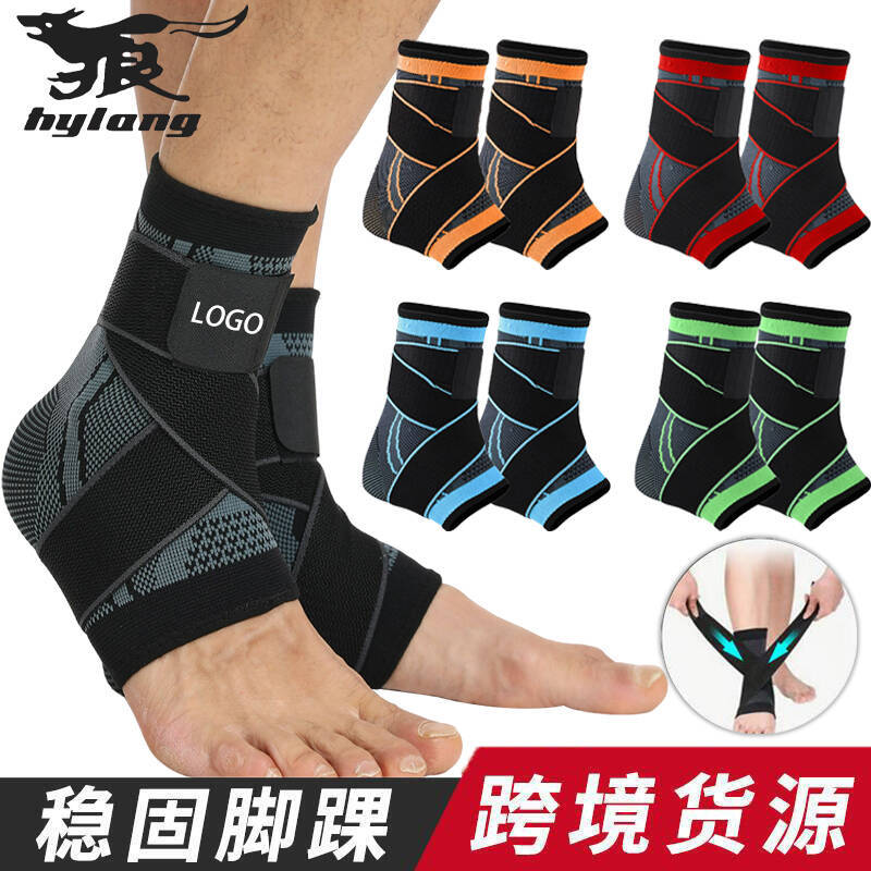 Winding Pressurized Ankle Protection Running Riding Fixed Breathable Strap Ankle Protection Nylon Knitted Adjustable Sports Ankle Protection