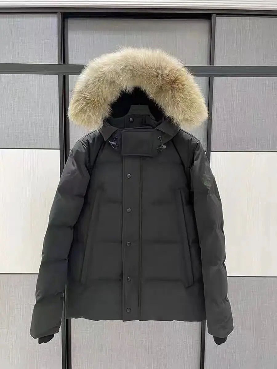 Wyndham parka大鹅羽绒服29款加拿大3808M男女同款外套真狼毛