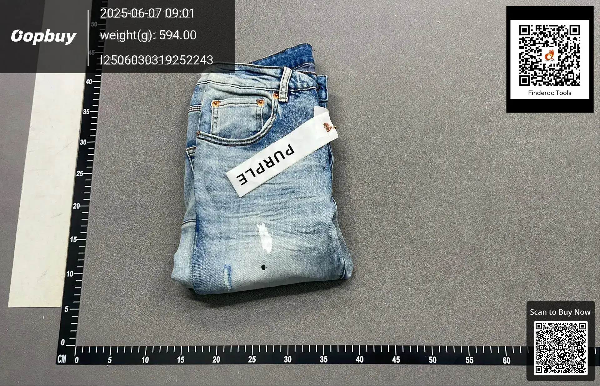 Cross-Border Wholesale Purple American High Street Ripped Patch Trendy Retro Straight Amiri Jeans Brand