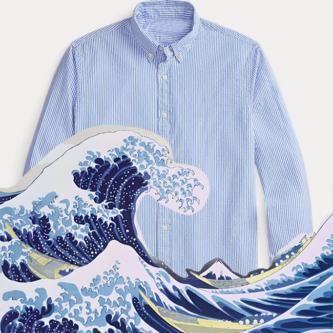 Classic style bubble-striped shirt Foto QC de TAOBAO na Qualit.ly