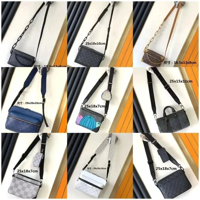 YYNew style men's and women's genuine leather box bag