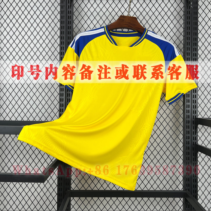 26-27 Rui Dian Home Fan Version Sweden Jersey Football Uniform