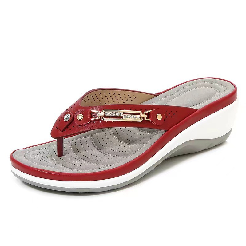 Amazon 2023 flip-flops women's outdoor wish beach sandals summer cross-border casual plus size women's slippers