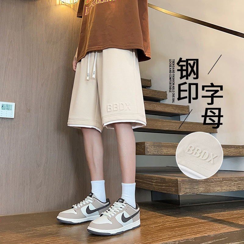 New Large Size Workwear Shorts Men's Summer Men's Fashionable Casual American Style Mid-length Pants Men's Quick-drying Loose Five-length Pants