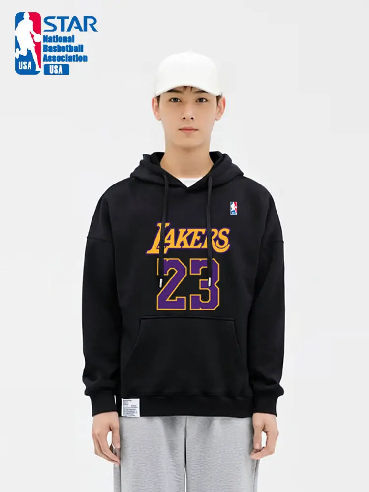 American Kobe Bryant Basketball Jersey Lakers Peripheral Doncic James Training Clothes Sweatshirt Men's Hoodie Outwear