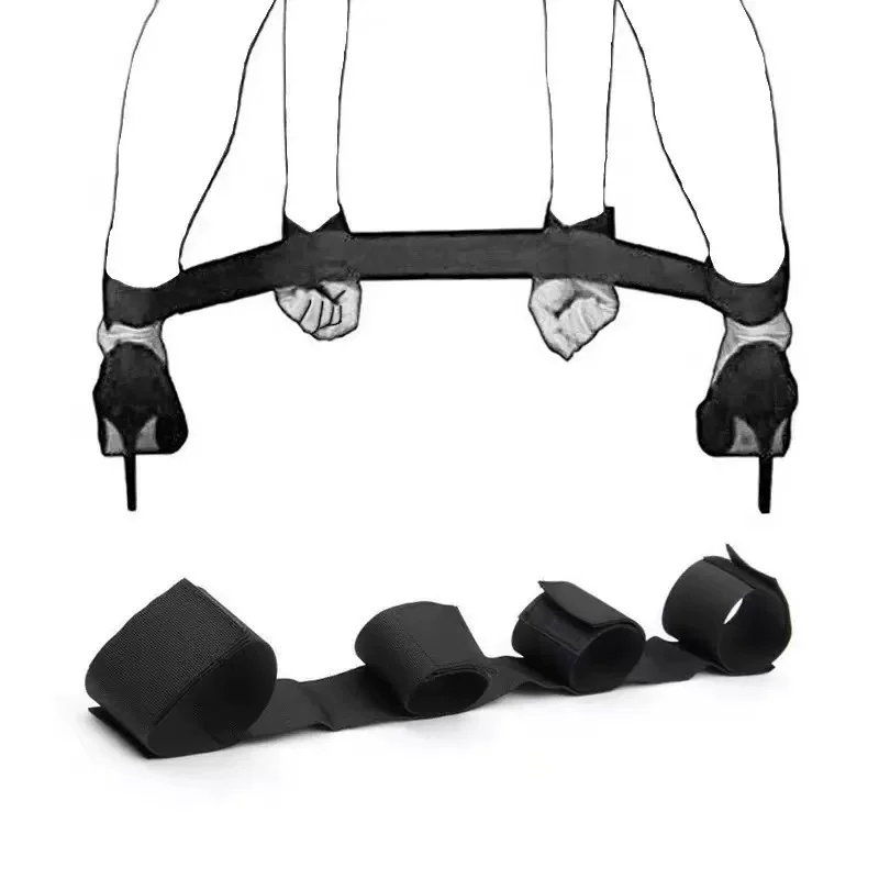 Sex Toys, Butt-Lifting Restraints, Fixed Binding Straps for Hands and Feet, Couple Toys