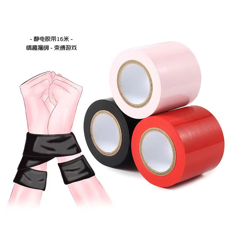 Cross-border SM static bandage sexy binding flirting binding hand binding foot binding tape adult sex toy supplies