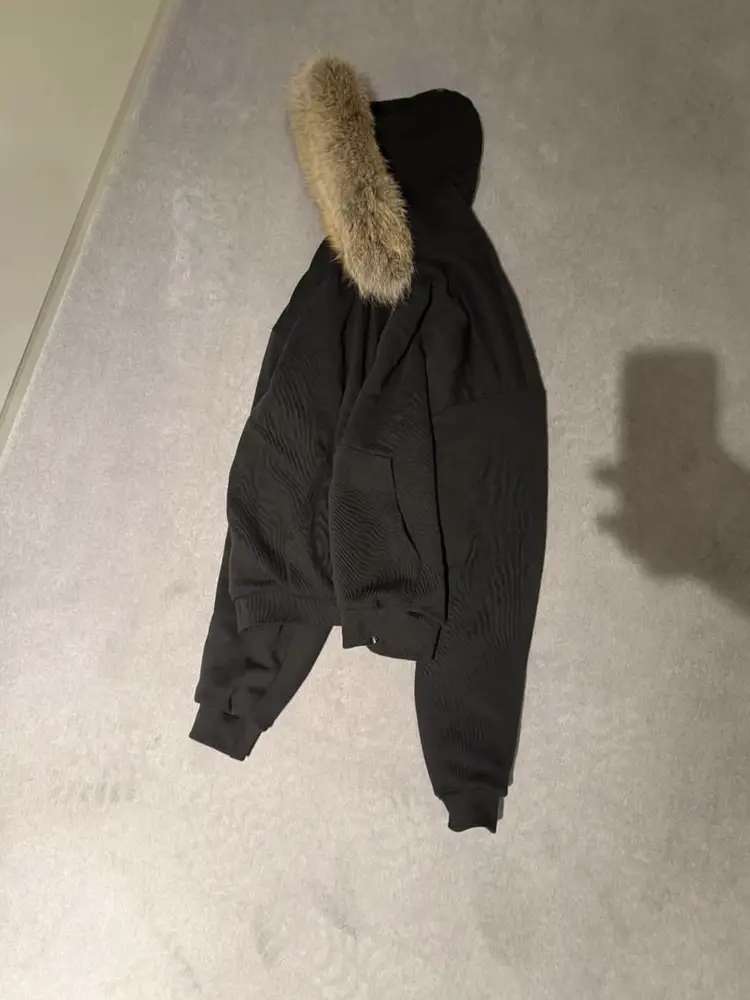 Ye Same Style Yzy Seasonx 25Aw Unreleased Model Zuishan Diao Short Wide Double-Layer Zipper Hoodie