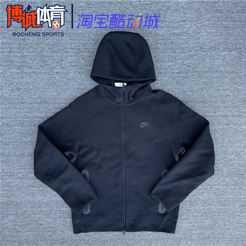 Nike/耐克 男子TECH春季运动训练跑步休闲防风连帽外套FB7922-010