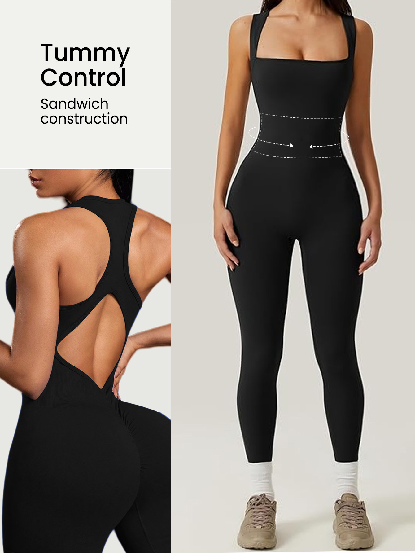 TK Xiyin Europe and the United States new seamless peach hip yoga belly sports tights fitness one-body quick-drying body