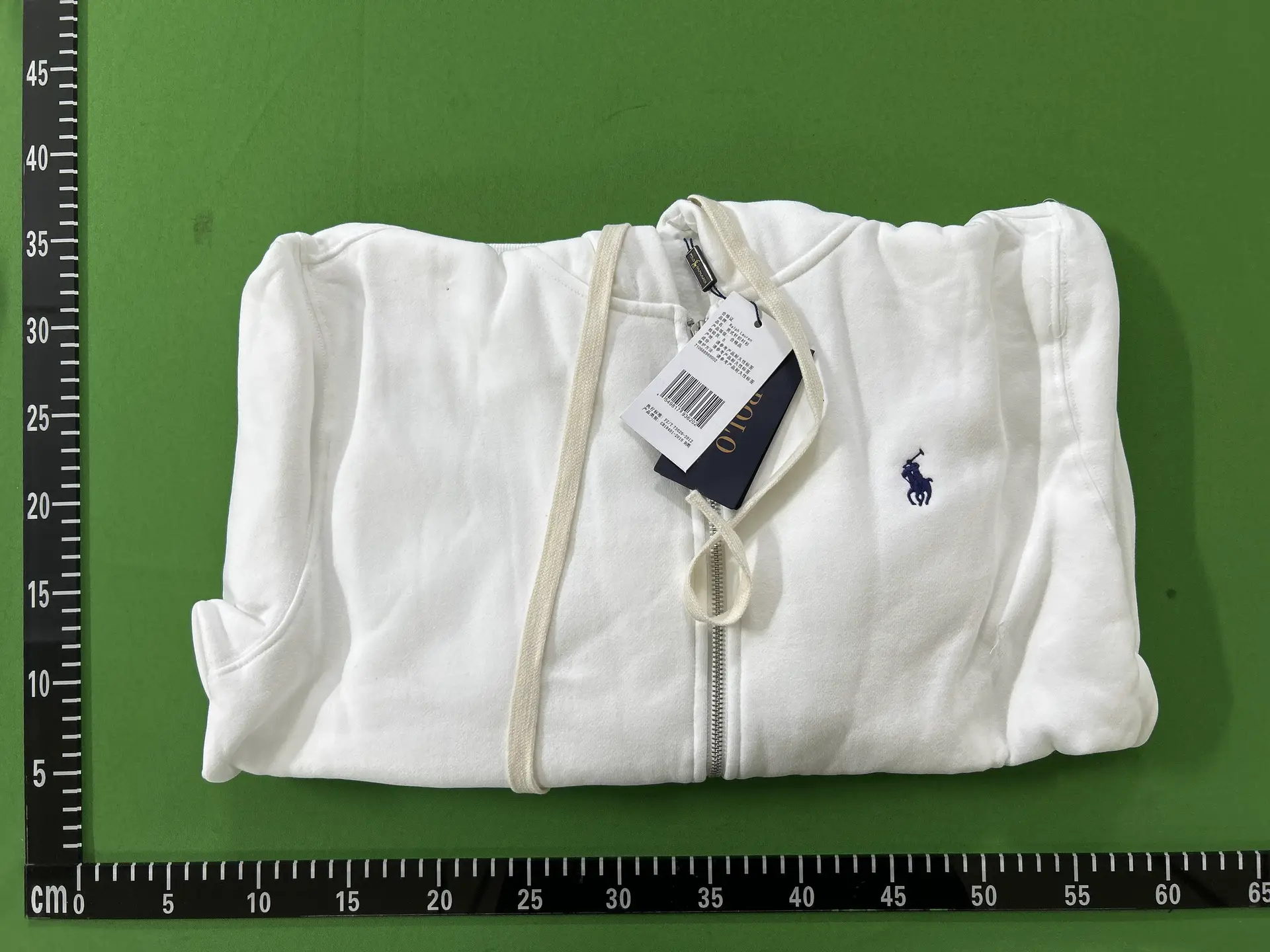 Polo Ralph Lauren Zip Hoodie White