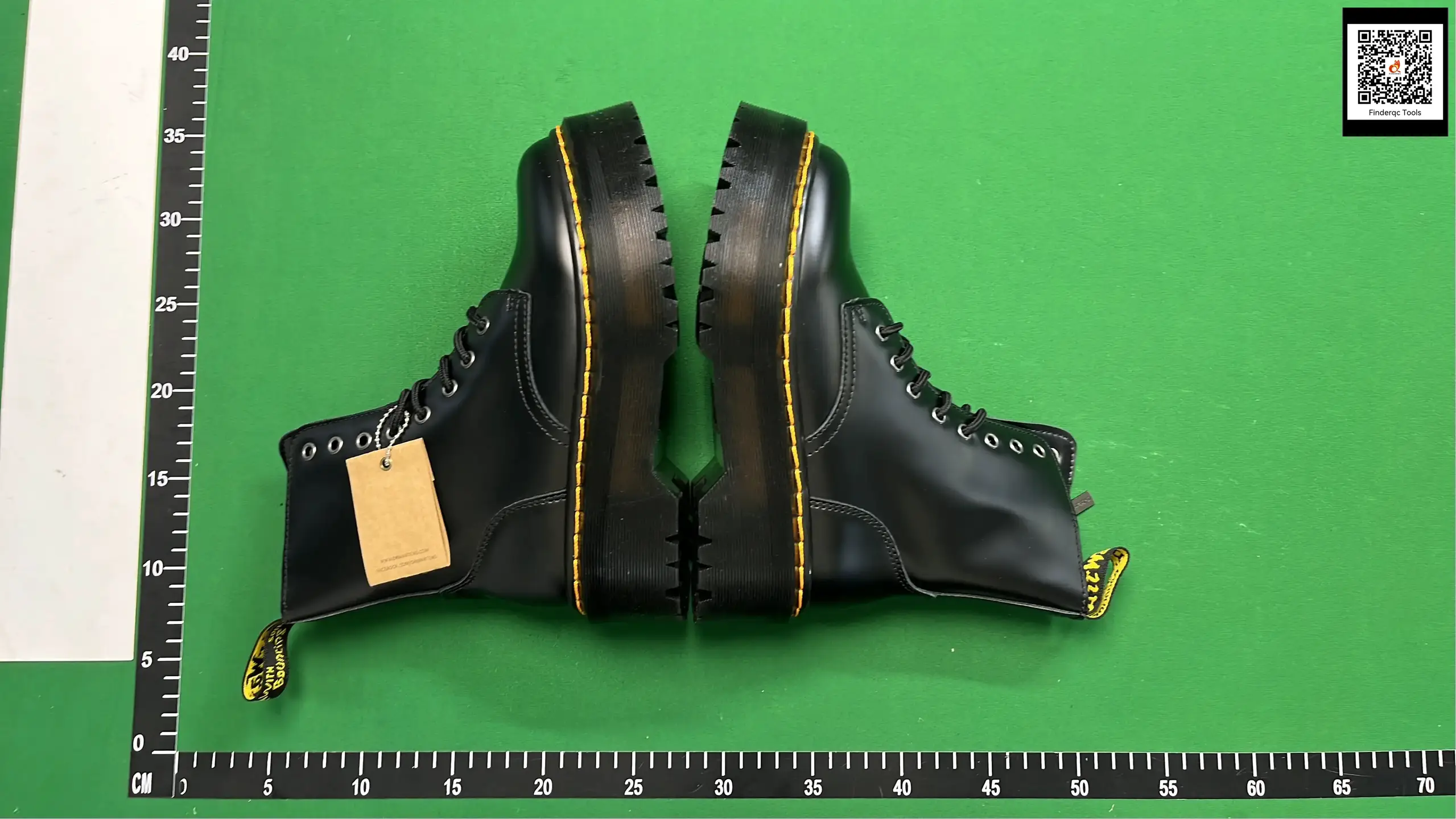 Dr. Martens Black Leather Platform Boots
