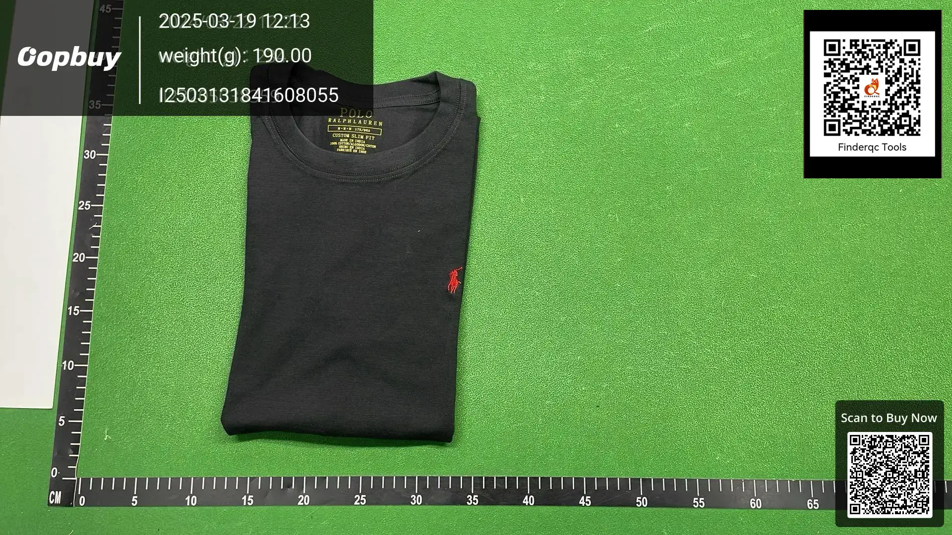 Polo Ralph Lauren Custom Slim Fit T-Shirt Black